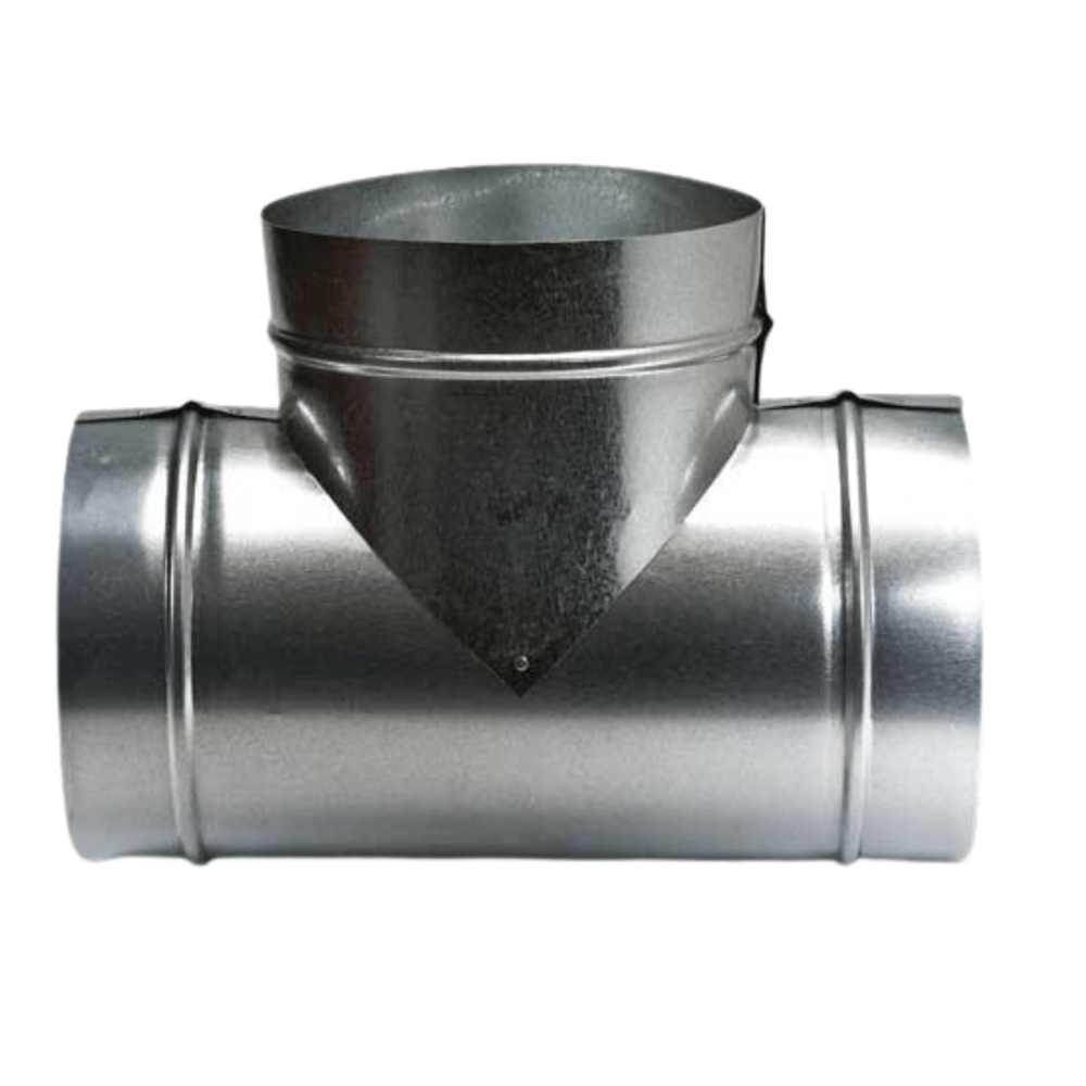18" x 16" x 14" SPIRAL PIPE TEE - A&R Supply - Air Conditioning & Refrigeration Wholesaler - CROWN PRODUCTS