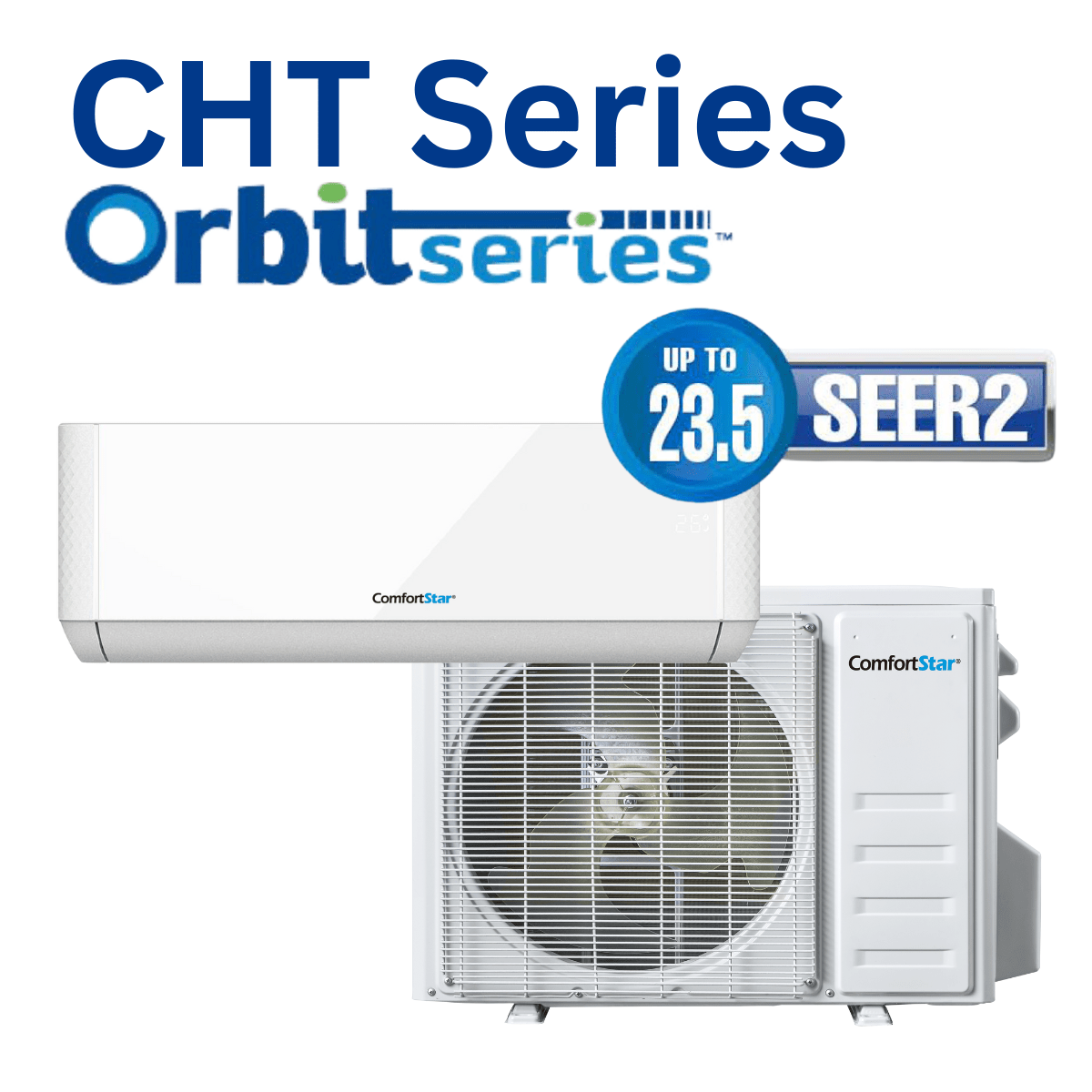 24K COOLING + HEATING - 208/230V WALL MOUNTED – MINI-SPLIT SYSTEM – 20 SEER2 - A&R Supply - Air Conditioning & Refrigeration Wholesaler - COMFORTSTAR