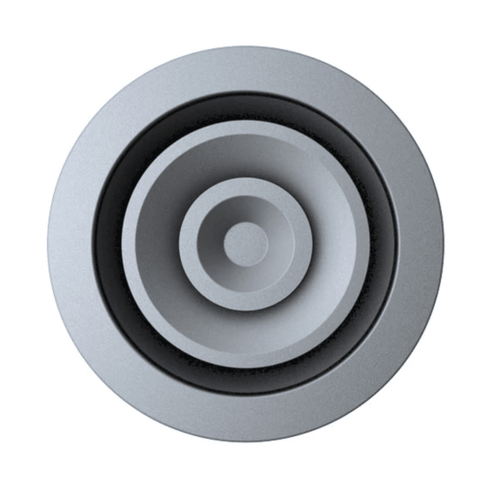 6" ALUMINIUM FIXED ADJUSTABLE ROUND 2-CONE DIFFUSER - A&R Supply - Air Conditioning & Refrigeration Wholesaler - USAIRE
