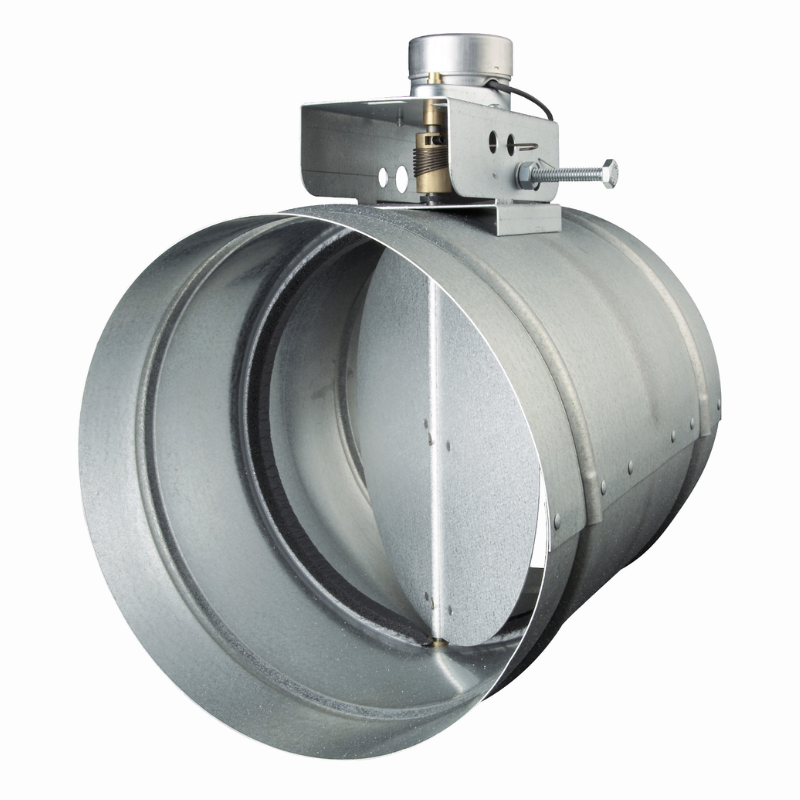 10" UNIVERSAL AUTOMATIC MAKE-UP AIR DAMPER WITH PRESSURE SENSOR KIT