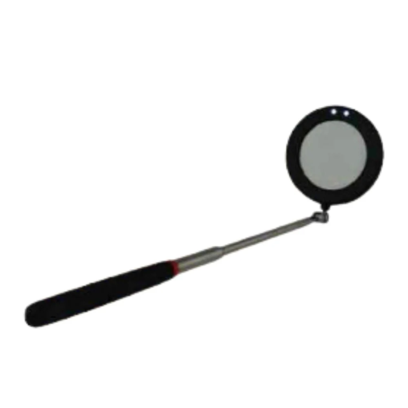 3" ROUND TELESCOPIC MIRROR WITH LED