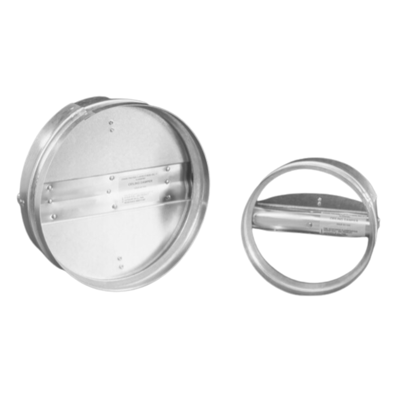 CEILING RADIATION DAMPER 6" L1 NO SLEEVE