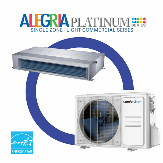 12K COOLING + HEATING - 208/230V ENERGY STAR LIGHT COMMERCIAL FAN COIL SYSTEM – 19 SEER2