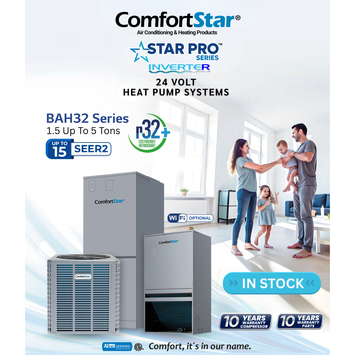 24K LUC32 MULTIPOSITION AIR HANDLER - 15 SEER2