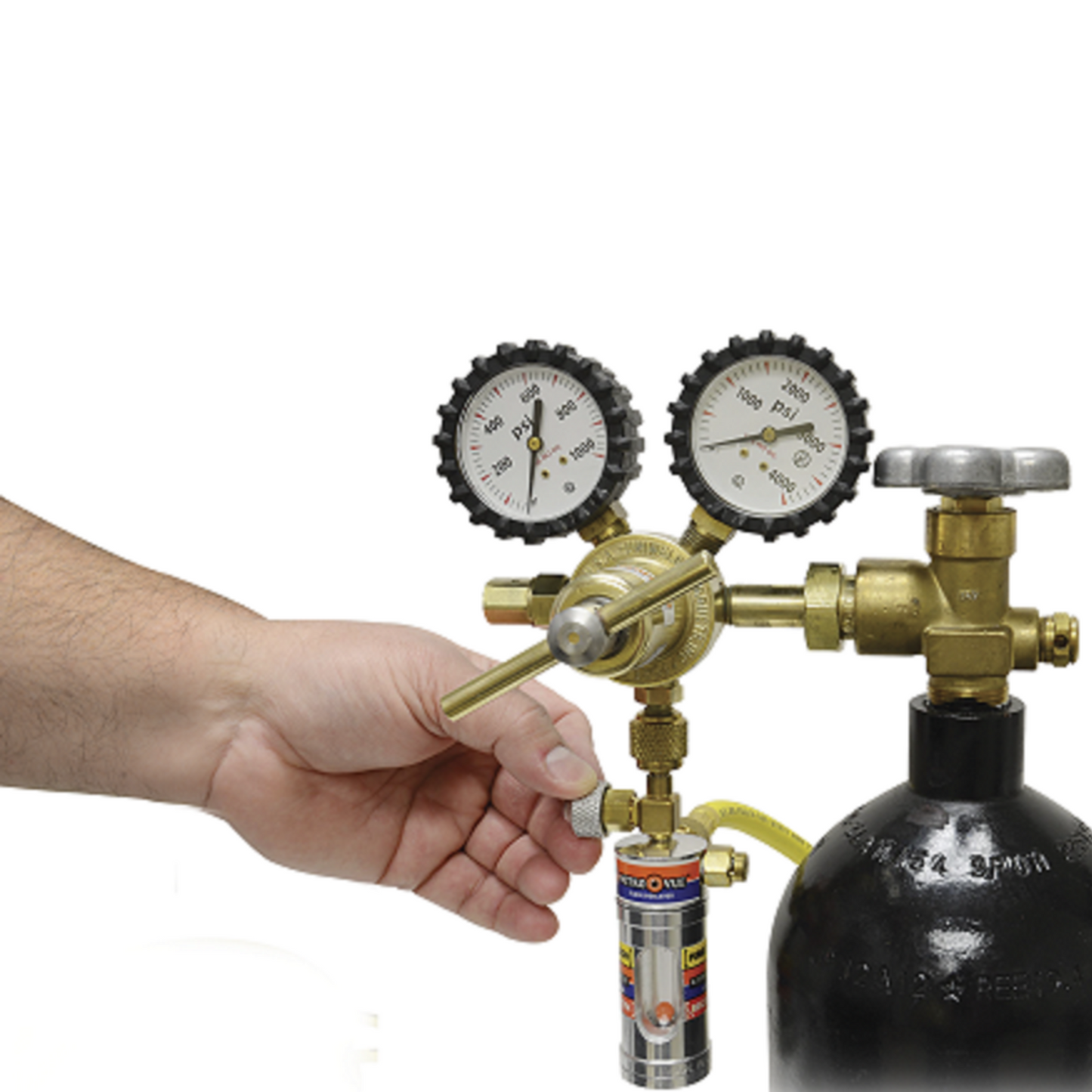 NITROVUE™ NITROGEN FLOW INDICATOR - WITH 1/4" FLARE FITTINGS SINGLE-GAS FLOWMETER