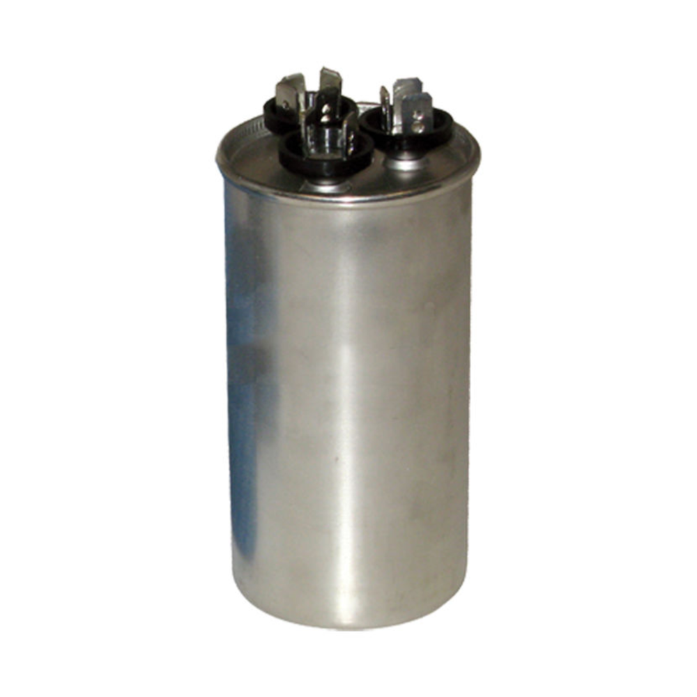 80/7.5 MFD DUAL MOTOR RUN CAPACITOR - 440/370V ROUND CAPACITOR - USA MADE