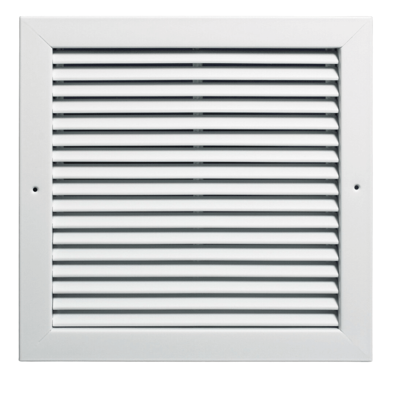 ALUMINUM 24" x 24" RETURN AIR T-BAR -W/ FIBERGLASS BACK - A&R Supply - Air Conditioning & Refrigeration Wholesaler - GRILLE TECH