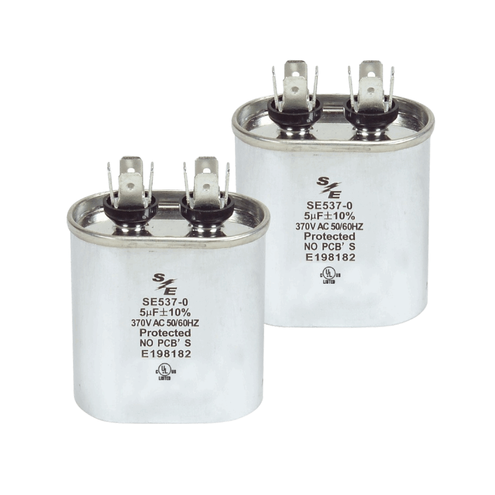 50 ΜF MFD. 370V OVAL CAPACITOR