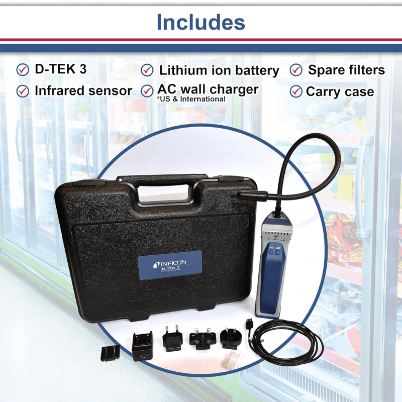 D-TEK® 3 REFRIGERANT LEAK DETECTOR - A2L COMPATIBLE - A&R Supply - Air Conditioning & Refrigeration Wholesaler - INFICON