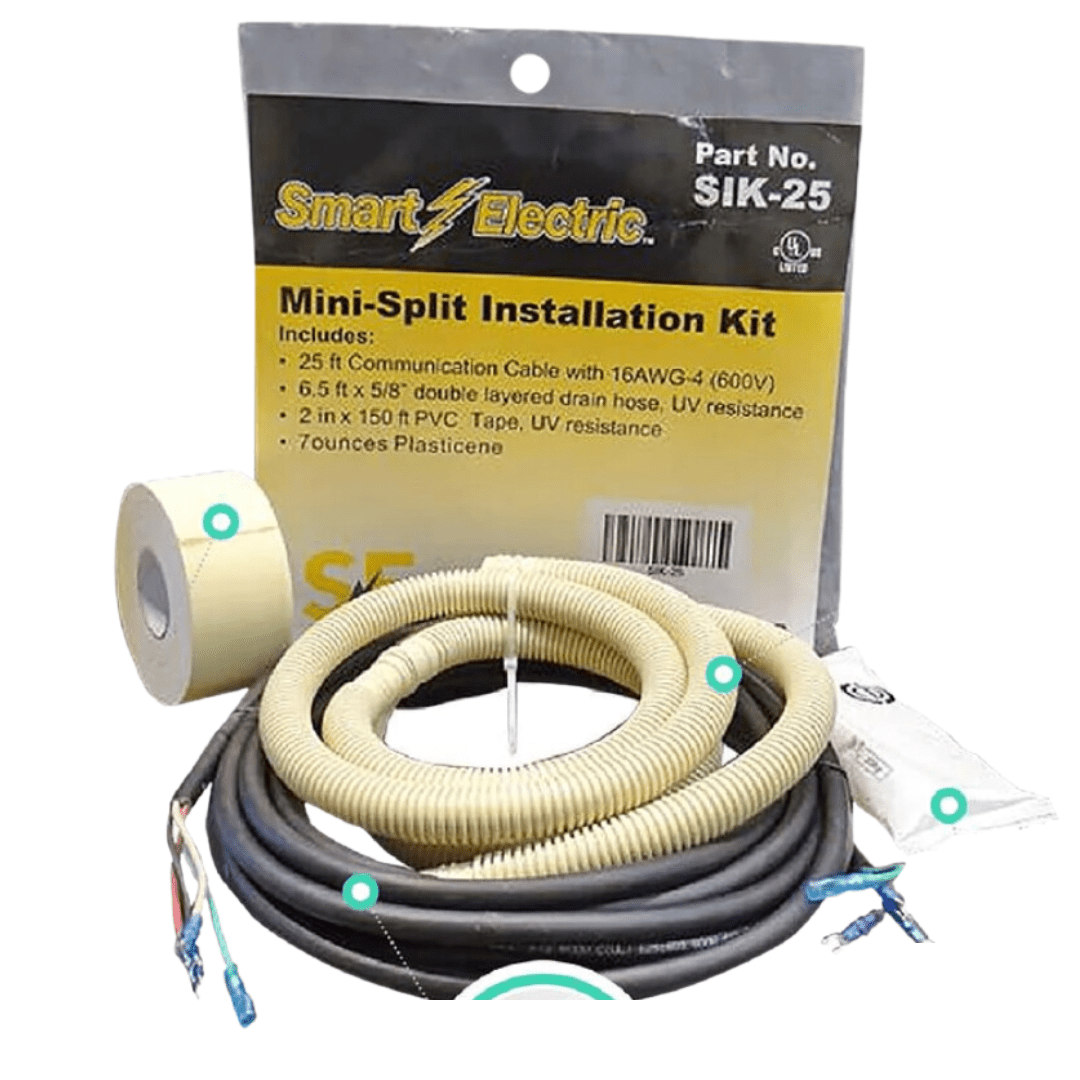 MINI SPLT INSTALLATION KIT - A&R Supply - Air Conditioning & Refrigeration Wholesaler - HERCULES