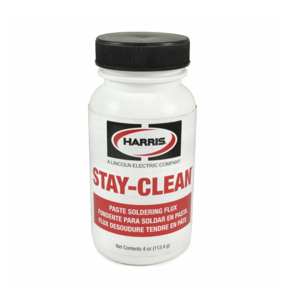 STAY-CLEAN PASTE FLUX 4 OZ BRUSH CAP BOTTLE