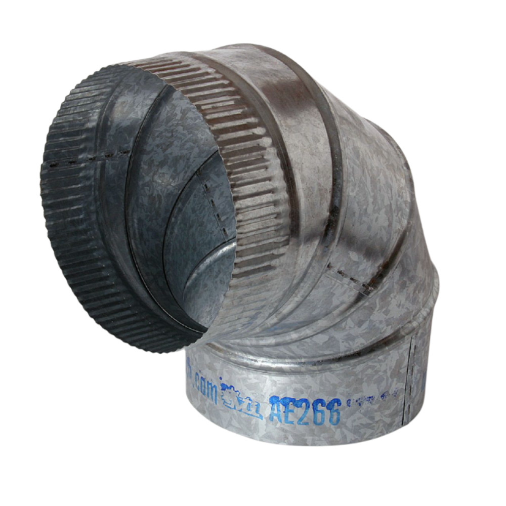 6" ADJUSTABLE ELBOW - 24 GAUGE