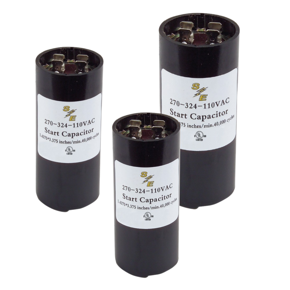 708-850µf BAKELITE 110V ROUND CAPACITOR