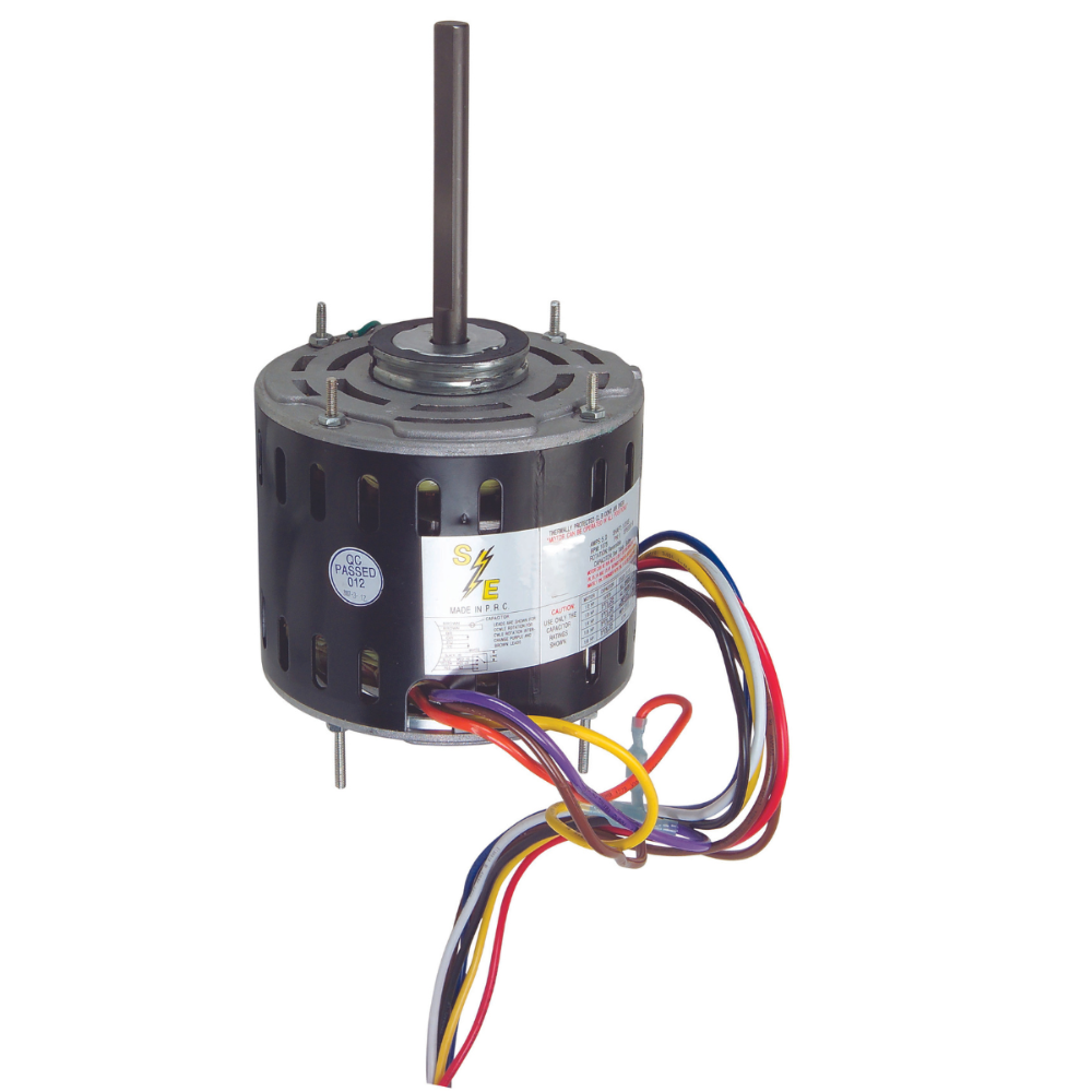 MULTI HORSE POWER DIRECT DRIVE FAN & BLOWER MOTOR - 1/4HP, 1/3HP, 1/2 - 230V 1075 RPM