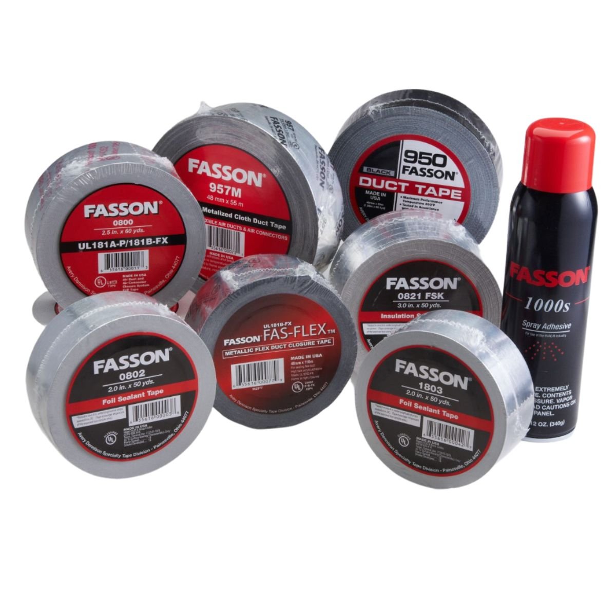 FASSON 1000S SPRAY ADHESIVE - A&R Supply - Air Conditioning & Refrigeration Wholesaler - AVERY DENNISON