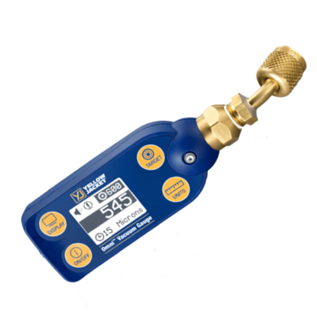 OMNI DIGITAL VACUUM GAUGE WITH 1/4" COUPLER - A&R Supply - Air Conditioning & Refrigeration Wholesaler - YELLOW JACKET