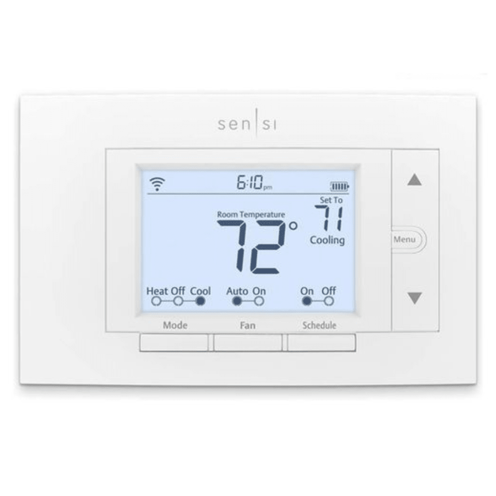 SENSI WI-FI SMART PROGRAMMABLE THERMOSTAT FOR SMART HOME - A&R Supply - Air Conditioning & Refrigeration Wholesaler - EMERSON