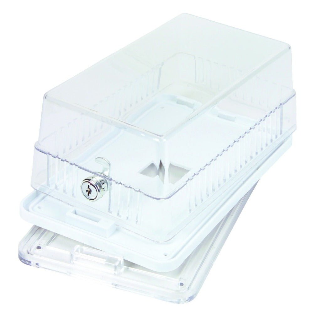 T-STAT GUARD CLEAR PLASTIC - 8 1/4" x 4 1/2" x 3 1/4" - A&R Supply - Air Conditioning & Refrigeration Wholesaler - SMART ELECTRIC