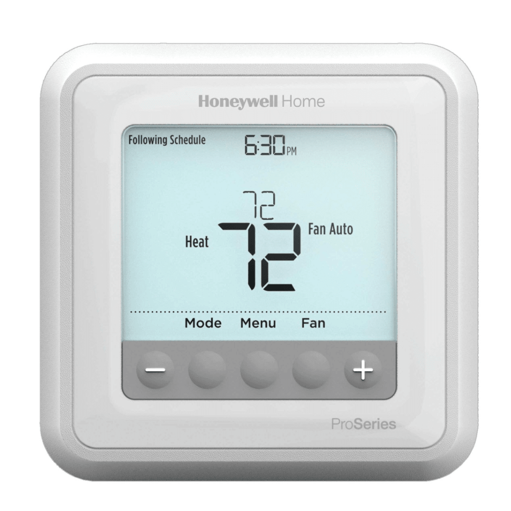T6 PRO PROGRAMMABLE THERMOSTAT - 2 HEAT/1 COOL - A&R Supply - Air Conditioning & Refrigeration Wholesaler - HONEYWELL