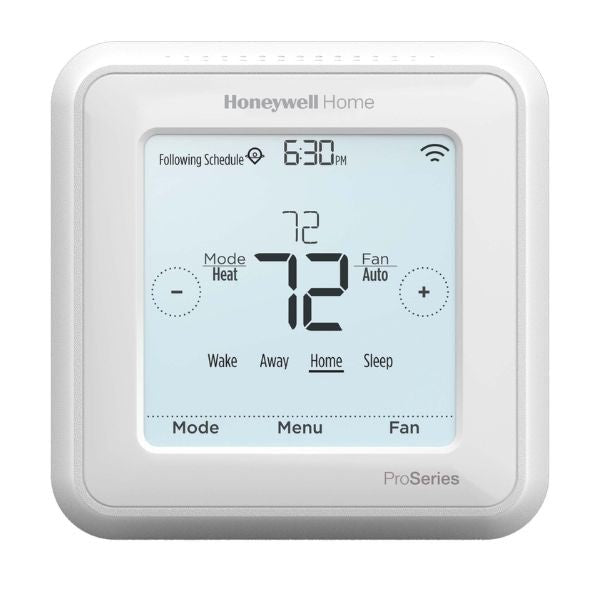 T6 PRO SMART THERMOSTAT MULTI-STAGE 2 HEAT/2 COOL - A&R Supply - Air Conditioning & Refrigeration Wholesaler - HONEYWELL