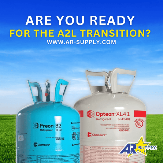 It's time to GET READY for the NEW A2L Refrigerant Changes in 2025 - A&R Supply - Air Conditioning & Refrigeration Wholesaler