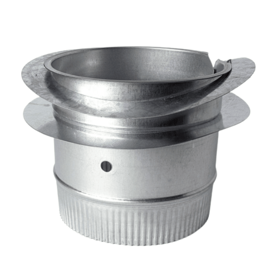 10" COLLAR SPIN-IN FOR FIBERGLASS W/ DMPR AND E-STYLE STAND-OFF - A&R Supply - Air Conditioning & Refrigeration Wholesaler - MIAMI TECH