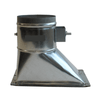 10" HETO WITH HEAVY DUTY DAMPER - W/D (26GA) H.D W/ 3/8'' SQ ROD & SUPER STANDOFF - A&R Supply - Air Conditioning & Refrigeration Wholesaler - METAL ZINC