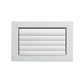 10" x 10" ALUMINUM WHITE 1-WAY MULTI-SHUTTER SUPPLY GRILLE - A&R Supply - Air Conditioning & Refrigeration Wholesaler - GRILLE TECH