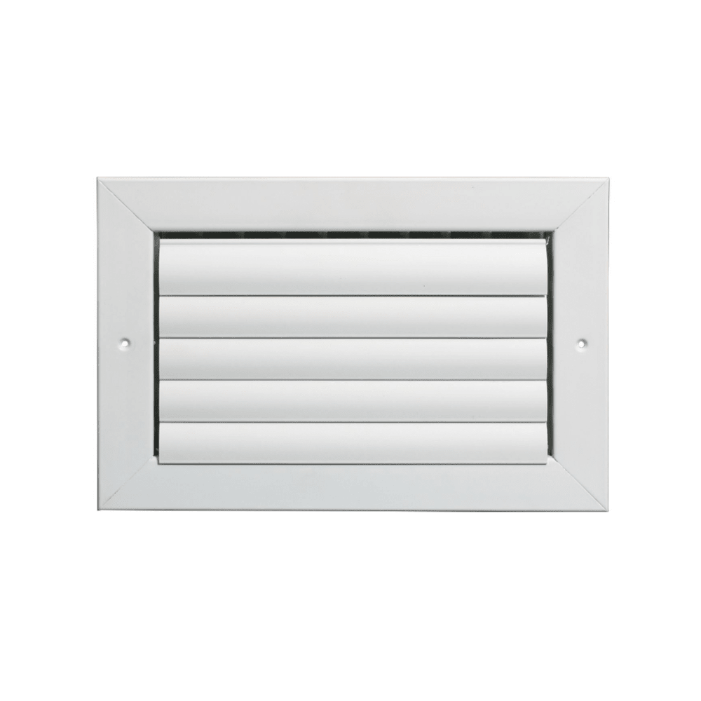 10" x 10" ALUMINUM WHITE 1-WAY MULTI-SHUTTER SUPPLY GRILLE - A&R Supply - Air Conditioning & Refrigeration Wholesaler - GRILLE TECH