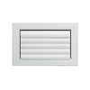 10" x 10" ALUMINUM WHITE 1-WAY MULTI-SHUTTER SUPPLY GRILLE - A&R Supply - Air Conditioning & Refrigeration Wholesaler - GRILLE TECH