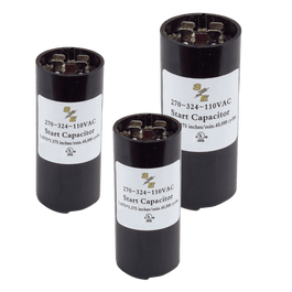 1000-1200µf BAKELITE 110V ROUND START CAPACITOR - A&R Supply - Air Conditioning & Refrigeration Wholesaler - SMART ELECTRIC