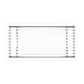 12 x 2.5" EXTRUDED ALUMINUM LINEAR BAR GRILLE - 1/2" BORDER, 7/32" BARS ON 1/2" CENTERS - 15° DEFLECTION - A&R Supply - Air Conditioning & Refrigeration Wholesaler - USAIRE