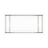 12 x 2.5" EXTRUDED ALUMINUM LINEAR BAR GRILLE - 1/2" BORDER, 7/32" BARS ON 1/2" CENTERS - 15° DEFLECTION - A&R Supply - Air Conditioning & Refrigeration Wholesaler - USAIRE