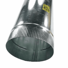 12" X 5' 26GA SNAP LOCK PIPE - PRICE IS PER FT - A&R Supply - Air Conditioning & Refrigeration Wholesaler - ELGEN