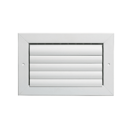 12" x 8" ALUMINUM WHITE 1-WAY MULTI-SHUTTER SUPPLY GRILLE - A&R Supply - Air Conditioning & Refrigeration Wholesaler - GRILLE TECH