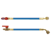 1/4" BALL VALVE - 6" HOSE BLUE - A&R Supply - Air Conditioning & Refrigeration Wholesaler - UNIWELD