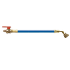 1/4" BALL VALVE - 6" HOSE BLUE - A&R Supply - Air Conditioning & Refrigeration Wholesaler - UNIWELD