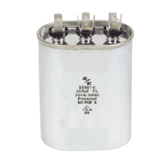 15+3 ΜF MFD. 370V OVAL DUAL CAPACITOR - A&R Supply - Air Conditioning & Refrigeration Wholesaler - SMART ELECTRIC