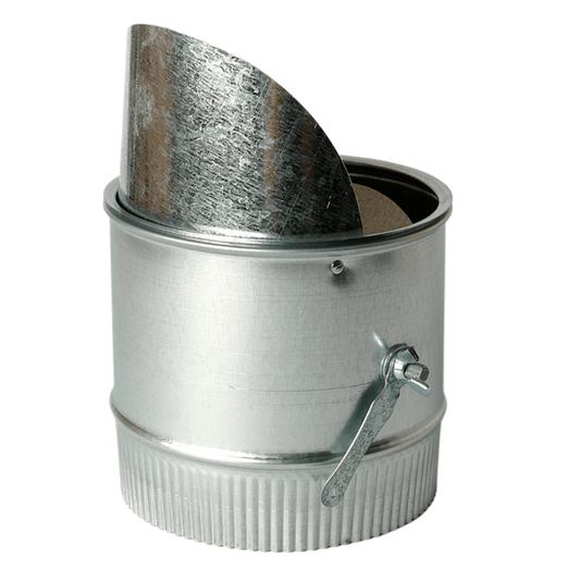 16" SPIN-IN COLLAR FOR METAL WITH SCOOP AND DAMPER - A&R Supply - Air Conditioning & Refrigeration Wholesaler - MIAMI TECH