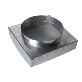 16" x 16" x 12" PLAIN SQUARE TO ROUND ADAPTER - 26GA - A&R Supply - Air Conditioning & Refrigeration Wholesaler - MIAMI TECH