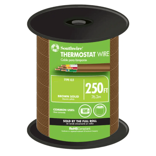 18/8 GA - CONDUCTOR - THERMOSTAT CABLE - 250' ROLL - A&R Supply - Air Conditioning & Refrigeration Wholesaler - SOUTHWIRE
