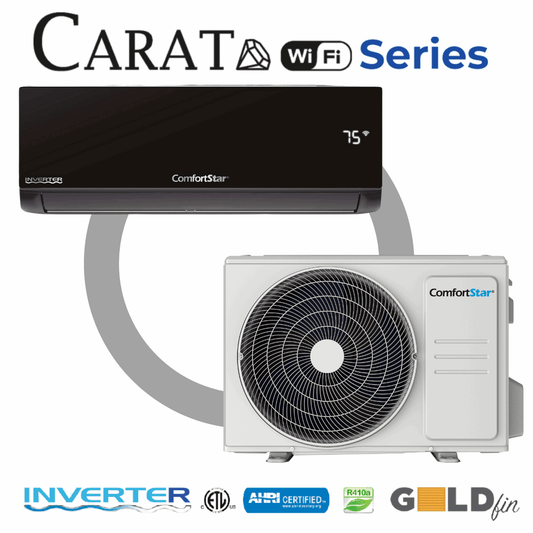 18K COOLING - 208/230V WALL MOUNTED – CARAT MINI-SPLIT SYSTEM – 21 SEER2 - A&R Supply - Air Conditioning & Refrigeration Wholesaler - COMFORTSTAR