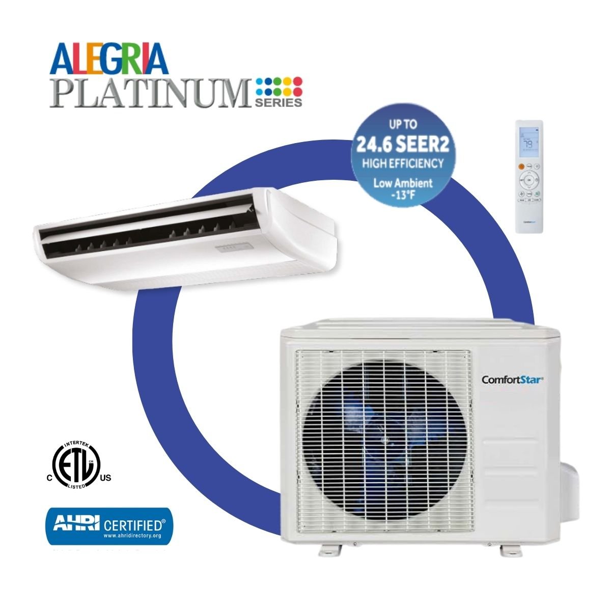 18K COOLING + HEATING - 208/230V LIGHT COMMERCIAL FLOOR-CEILING SYSTEM – 22.3 SEER2 - Air Conditioning & Refrigeration Wholesaler - COMFORTSTAR