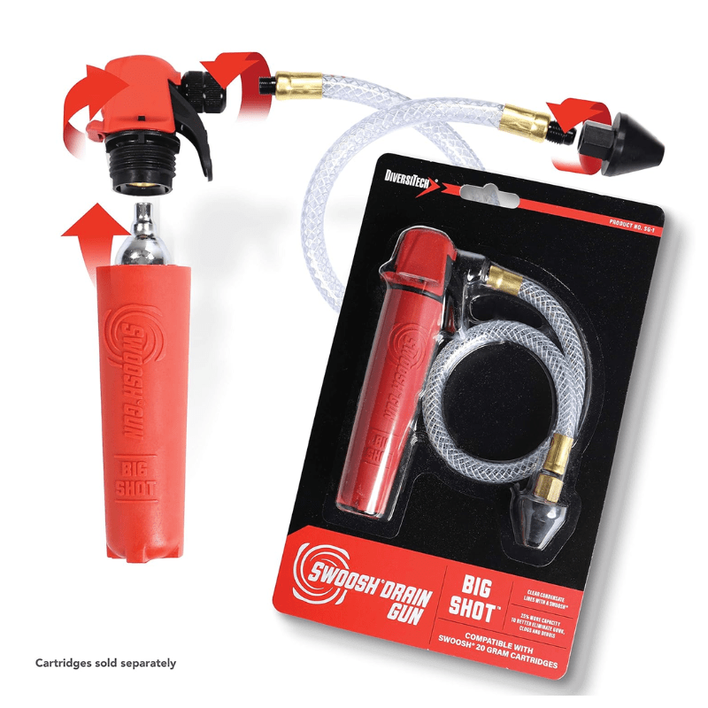 20G SWOOSH DRAIN GUN BIG SHOT - A&R Supply - Air Conditioning & Refrigeration Wholesaler - DIVERSITECH