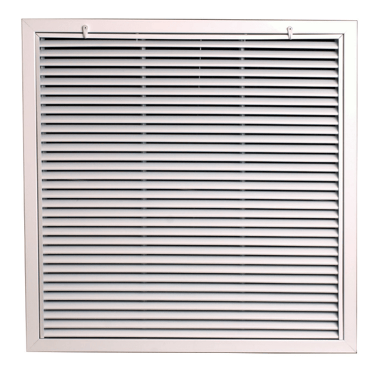 24" x 24" ALUMINUM RETURN AIR T-BAR -WITH FILTER - A&R Supply - Air Conditioning & Refrigeration Wholesaler - GRILLE TECH