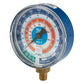 3-1/8" DRY COMPOUND GAUGE, BLUE °F AND °C, BAR/PSI, 1/8" NPT MALE CONNECTION, R32/410A - A&R Supply - Air Conditioning & Refrigeration Wholesaler - YELLOW JACKET