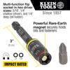 3-IN-1 IMPACT FLIP SOCKET, 1/4-INCH, 5/16-INCH, 3-INCH LENGTH - A&R Supply - Air Conditioning & Refrigeration Wholesaler - KLEIN TOOLS