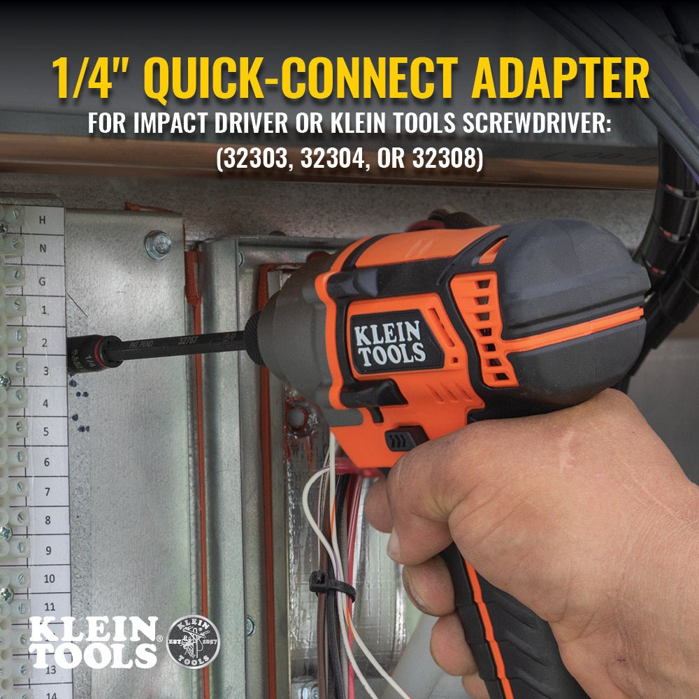 3-IN-1 IMPACT FLIP SOCKET, 1/4-INCH, 5/16-INCH, 3-INCH LENGTH - A&R Supply - Air Conditioning & Refrigeration Wholesaler - KLEIN TOOLS