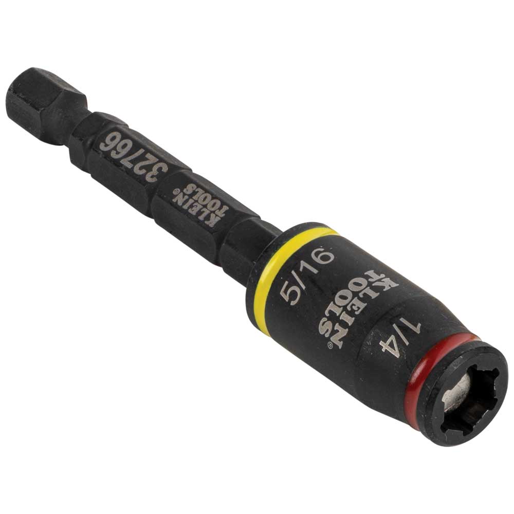 3-IN-1 IMPACT FLIP SOCKET, 1/4-INCH, 5/16-INCH, 3-INCH LENGTH - A&R Supply - Air Conditioning & Refrigeration Wholesaler - KLEIN TOOLS