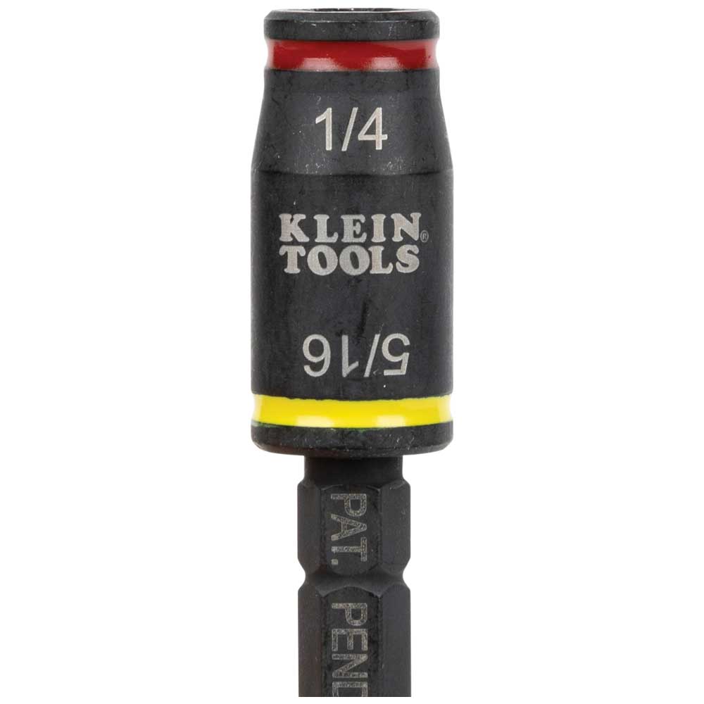 3-IN-1 IMPACT FLIP SOCKET, 1/4-INCH, 5/16-INCH, 3-INCH LENGTH - A&R Supply - Air Conditioning & Refrigeration Wholesaler - KLEIN TOOLS